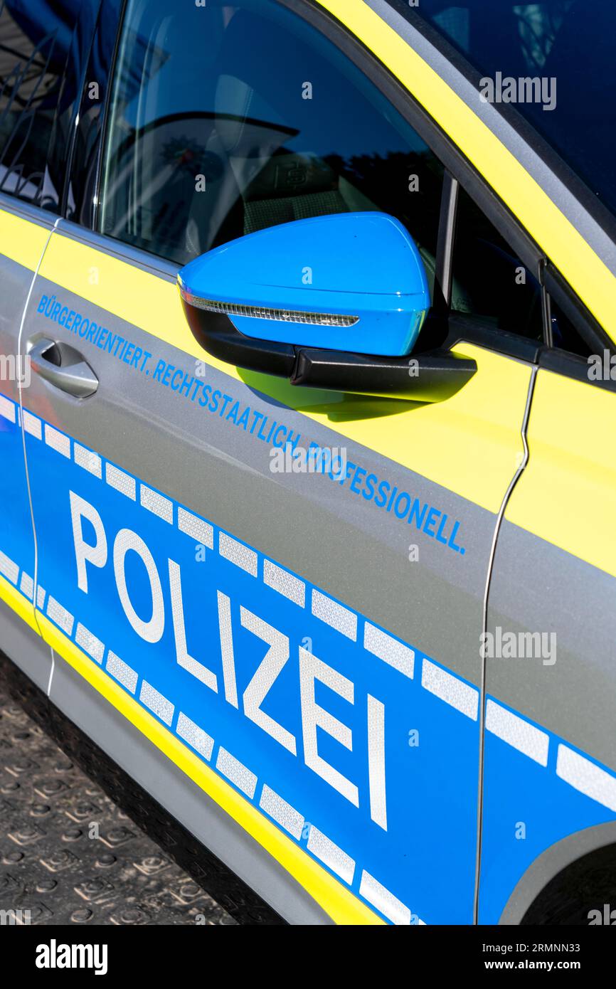 Veicolo della polizia, auto di pattuglia Foto Stock