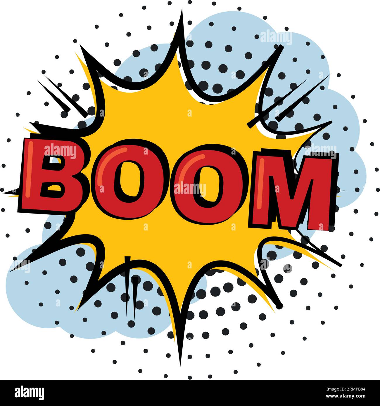 Pagina a fumetti colorata con un'espressione di chat a fumetti Pop art Vector Illustrazione Vettoriale