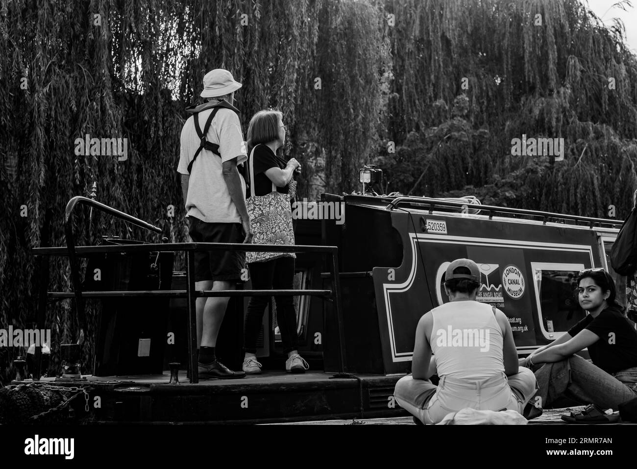 Londra lungo il Regent's Canal presso City Road Lock Foto Stock