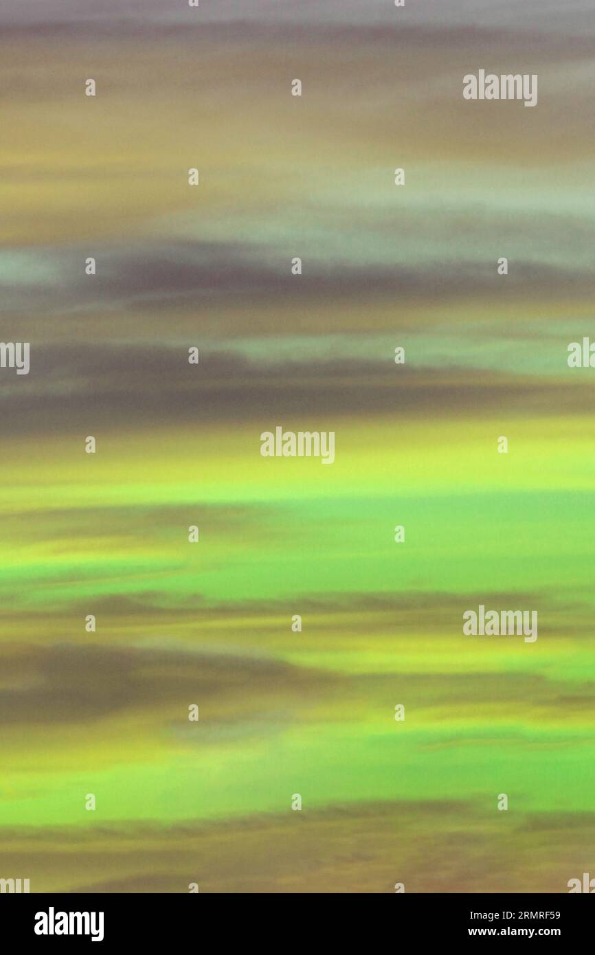 Striature forti e astratte al tramonto Foto Stock