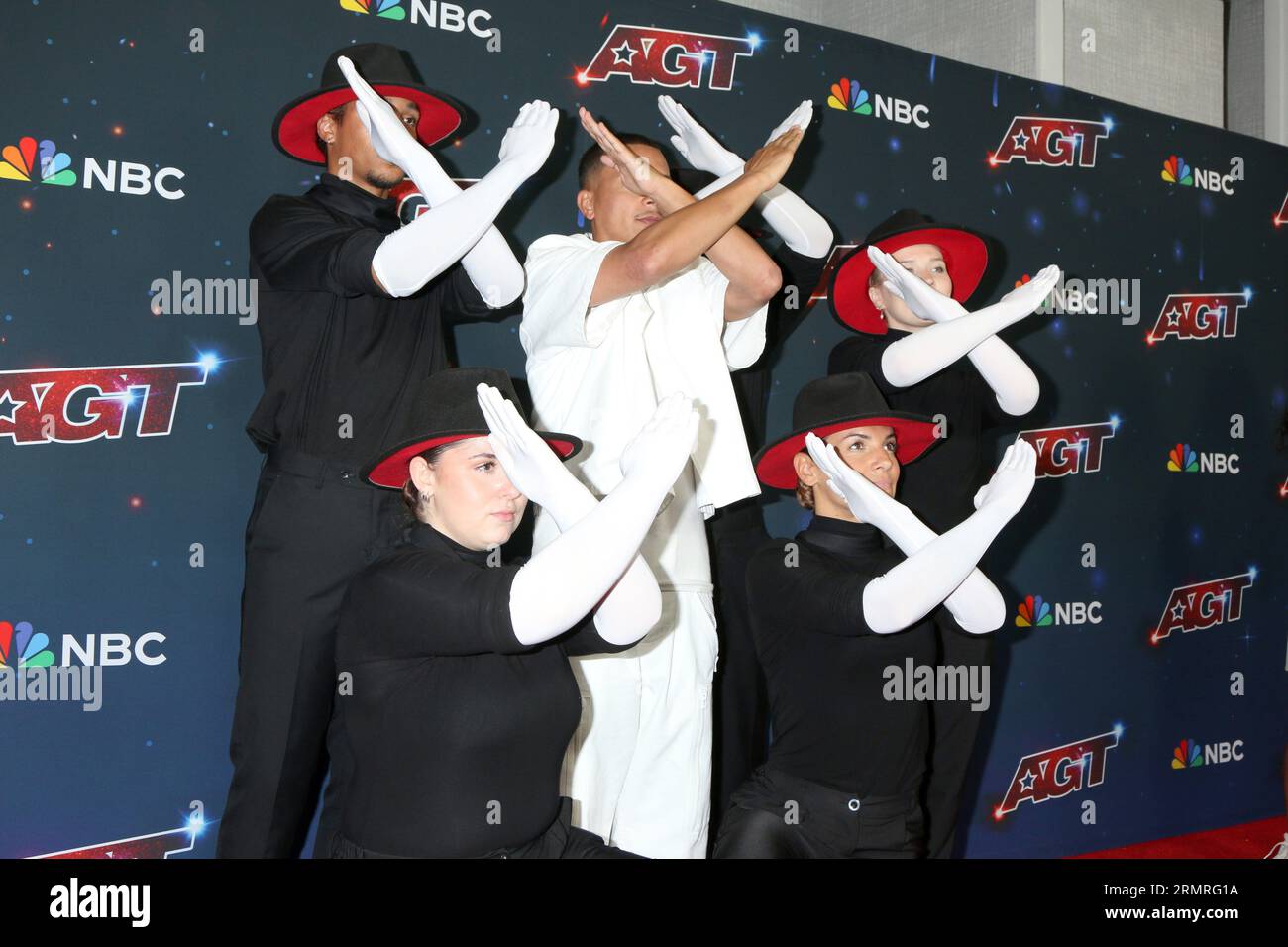 29 agosto 2023, Pasadena, CA, USA: LOS ANGELES - agosto 29: Murmuration at the America's Got Talent Season 18 Live Show Red Carpet all'Hotel Dena il 29 agosto 2023 a Pasadena, CA (Credit Image: © Kay Blake/ZUMA Press Wire) SOLO USO EDITORIALE! Non per USO commerciale! Foto Stock