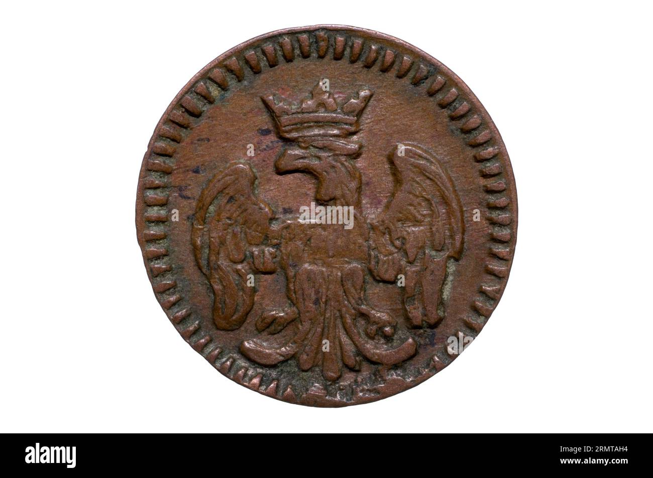 Moneta del Ducato di Modena e Reggio Foto Stock