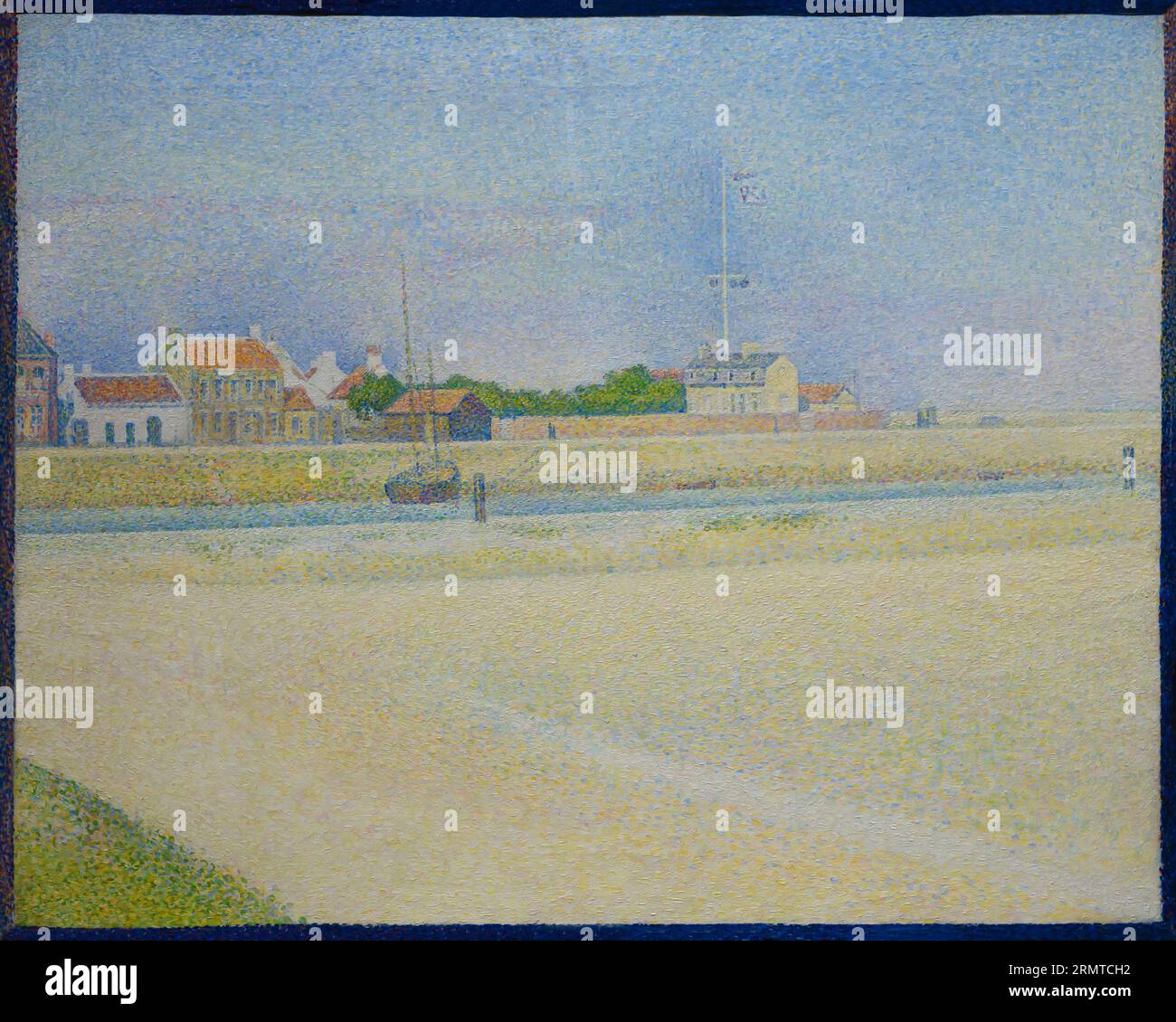 Il Canale di Gravelines, Grand Fort-Philippe, Georges Seurat, 1890, Foto Stock