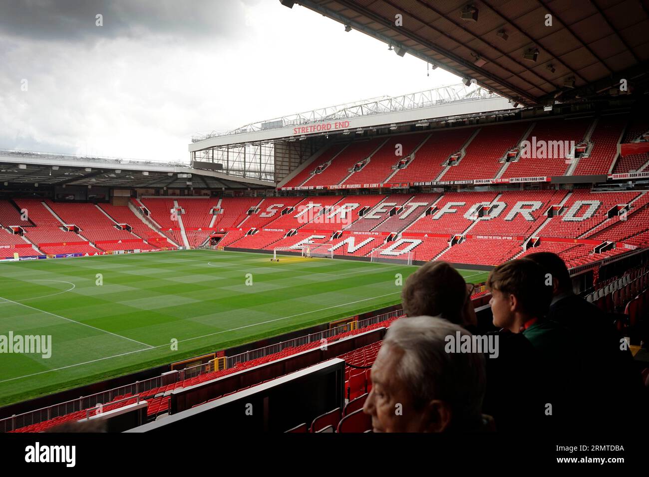 Old Trafford, Manchester, Inghilterra Foto Stock
