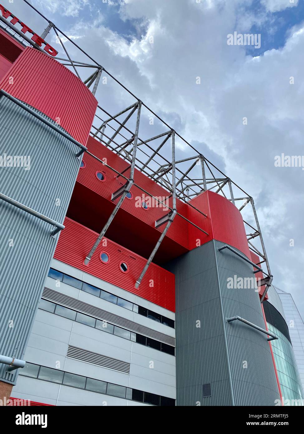 Old Trafford, Manchester, Inghilterra Foto Stock