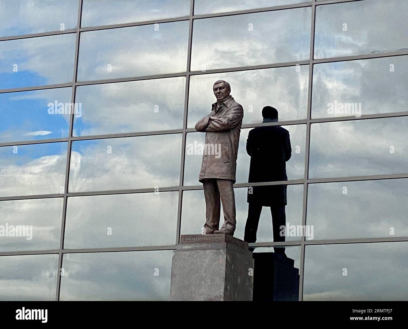 Old Trafford, Manchester, Inghilterra Foto Stock