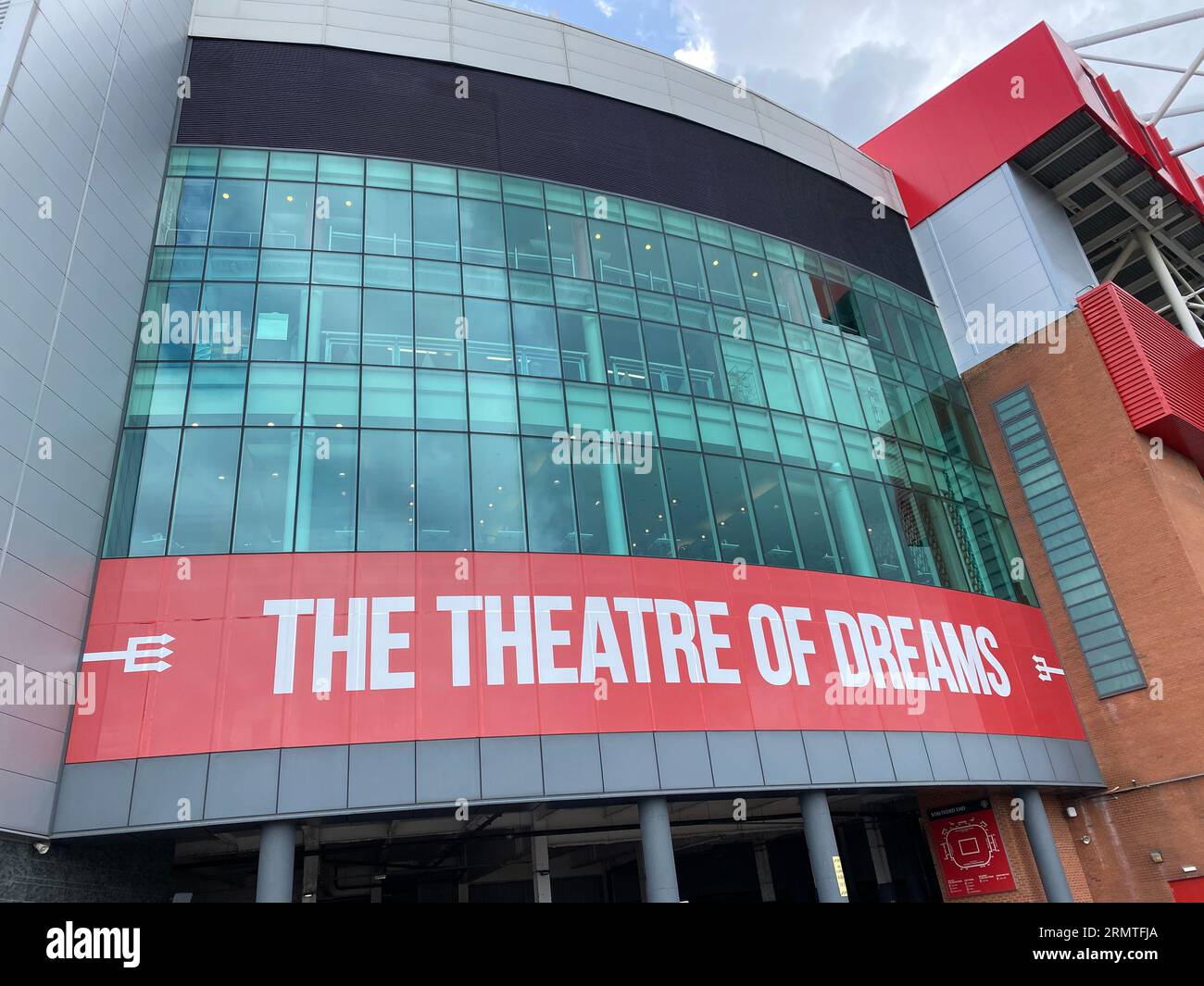 Old Trafford, Manchester, Inghilterra Foto Stock