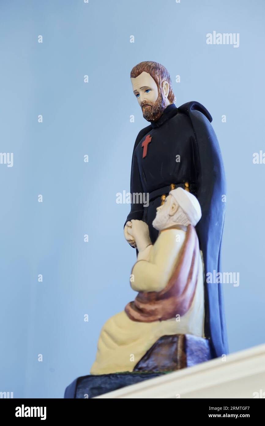 San Camillo di Lellis immagine religiosa cattolica - Sao Camilo de Lellis Foto Stock