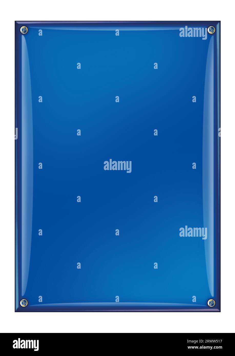 Immagine di un segno di smalto vuoto - lastra di smalto con spazio per la copia Foto Stock