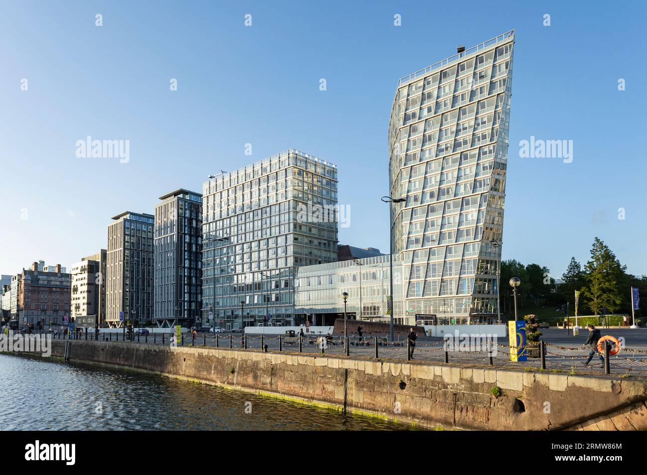 Liverpool, regno unito, 16 maggio 2023 il One Park West è un edificio di 17 piani nel centro di Liverpool, Foto Stock