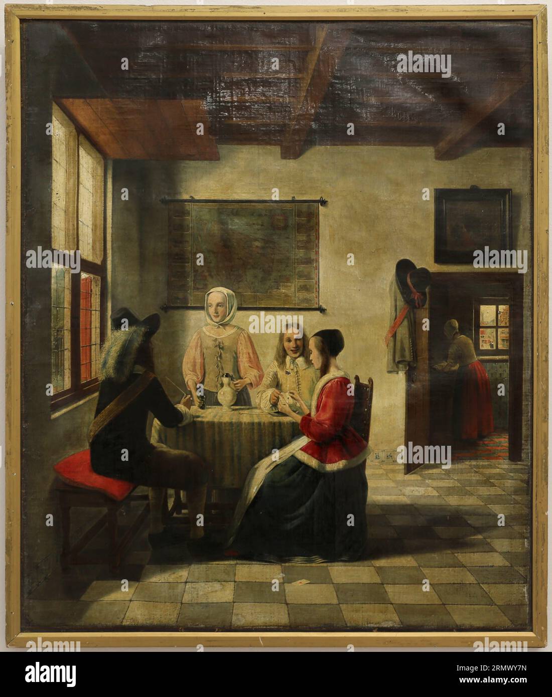 Scena della taverna 15 marzo 2017, 13:39:45 di Han van Meegeren Foto Stock