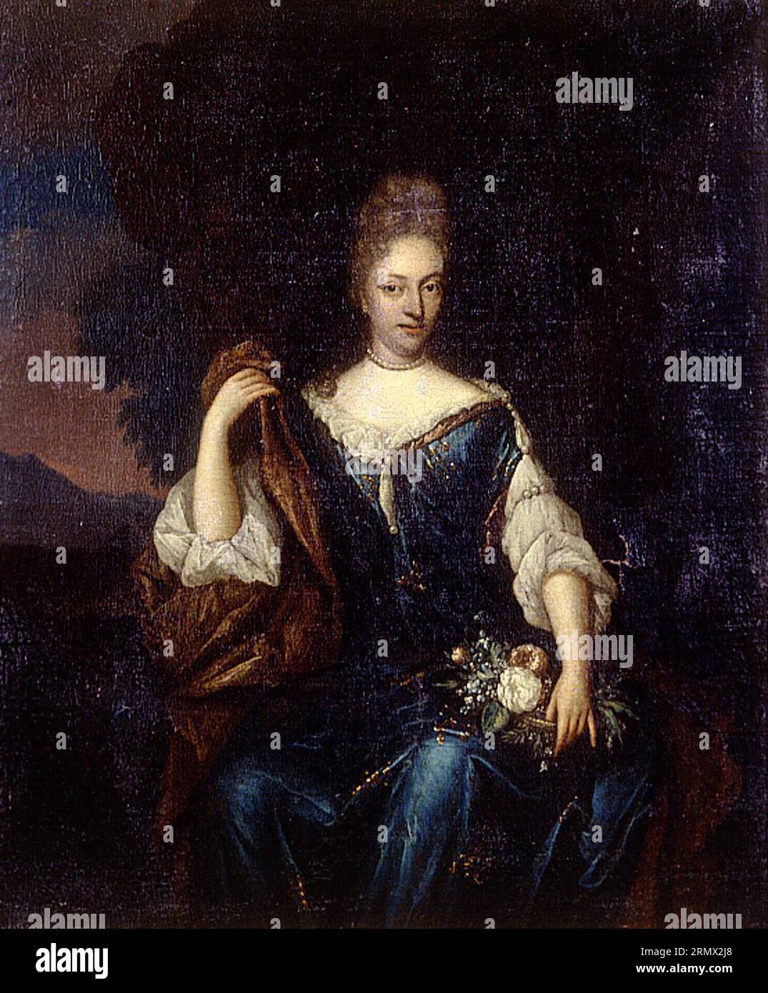 Maria van Nassau-Zuylestein (1687-1765) tra il 1675 e il 1725 da Roelof Koets Foto Stock