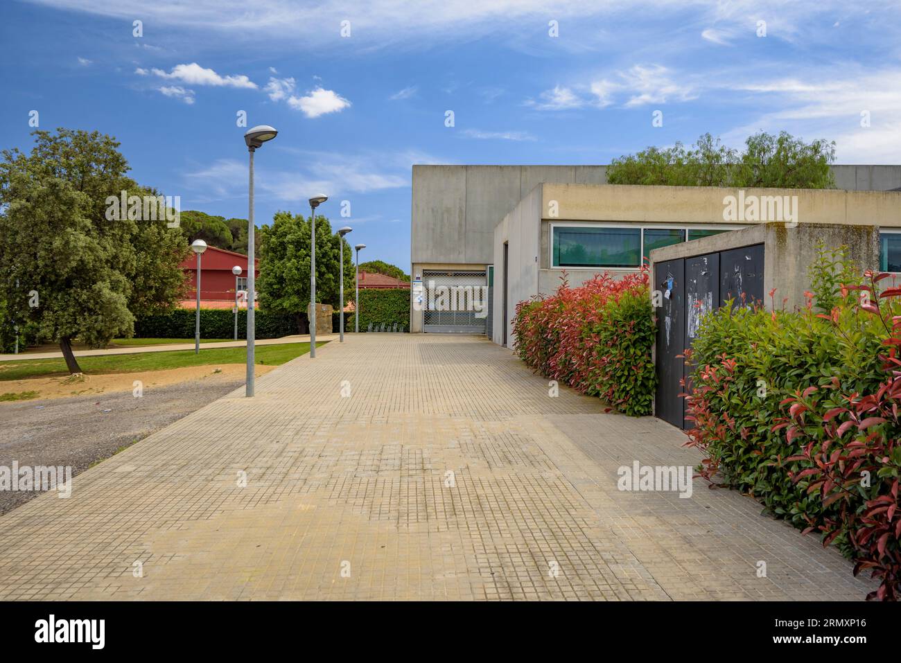 Centro urbano di Santa Eulàlia de Roncana (Vallès Oriental, Barcellona, Catalogna, Spagna) ESP: Núcleo urbano de Santa Eulàlia de Roncana (España) Foto Stock