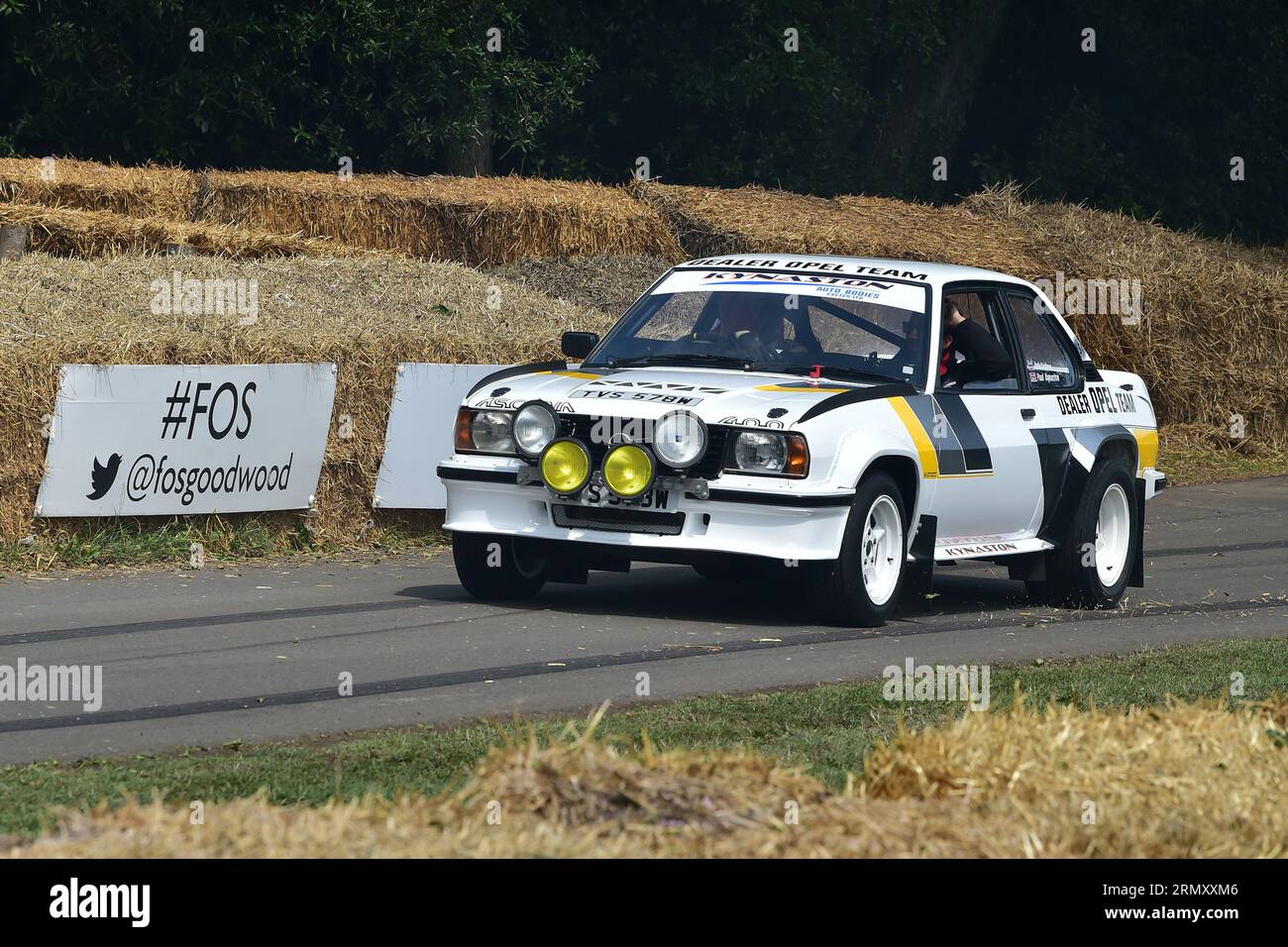 Paul Kynaston, Opel Ascona 400, 50 anni di WRC, World Rally Championship, Una selezione delle auto WRC più belle e di maggior successo al mondo, che copre sta Foto Stock