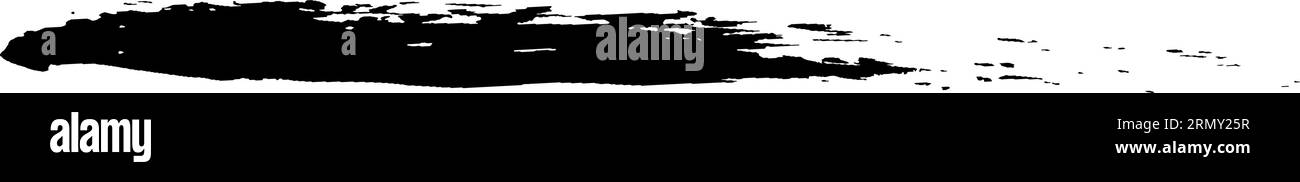 Pennelli per pittura grunge, pennelli vettoriali ad alta risoluzione Illustrazione Vettoriale