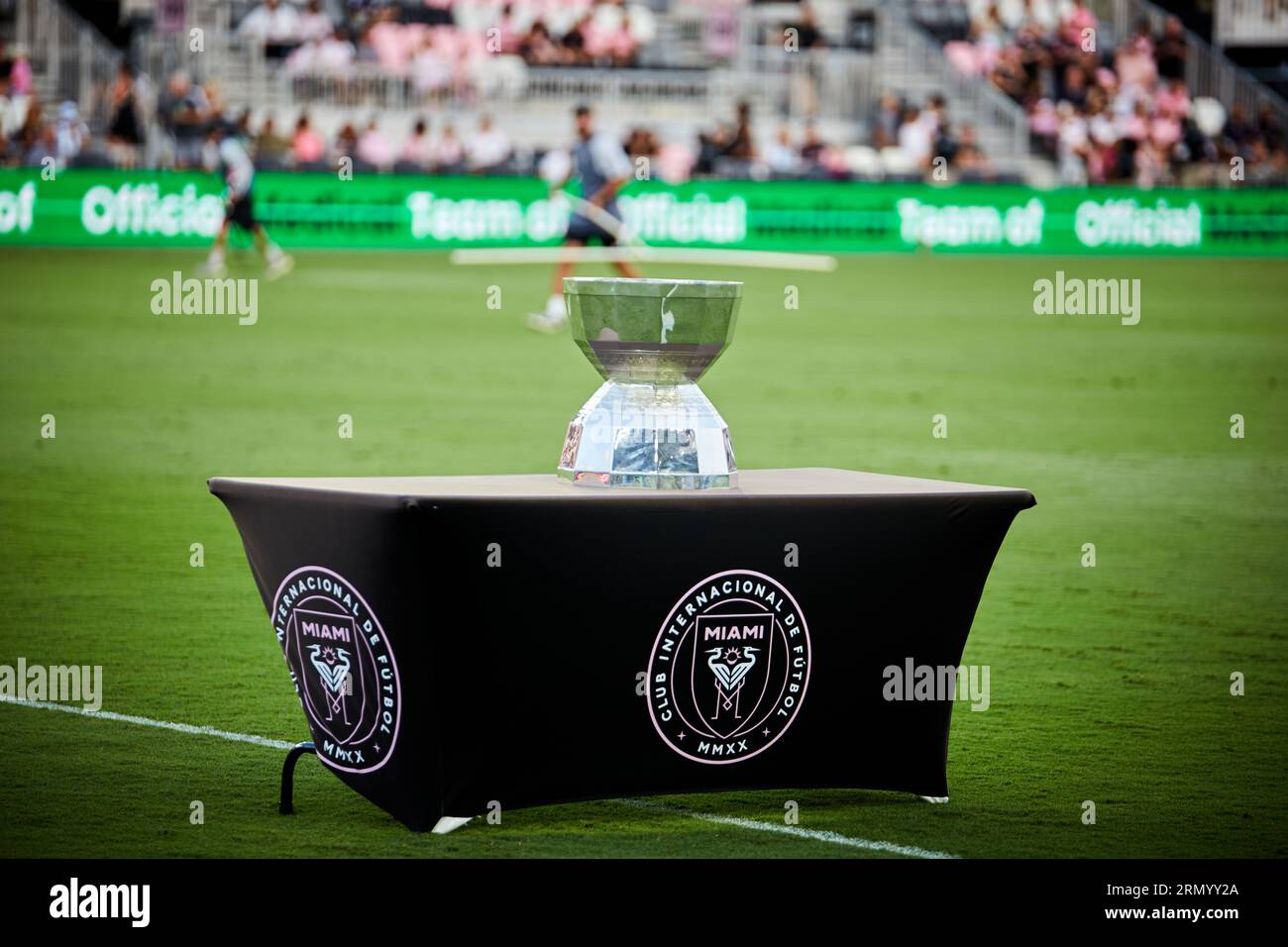 League Cup Trophy 2023 Inter Miami CF Fort Lauderdale, FL, USA. 30 agosto 2023. Credito: Yaroslav Sabitov/YES Market Media/Alamy Live News Foto Stock