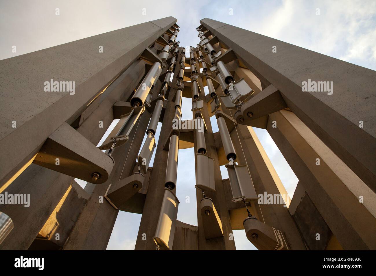 Tower of Voices, Flight 93 National Memorial, 6424 Lincoln Highway, Stoystown, Pennsylvania Foto Stock