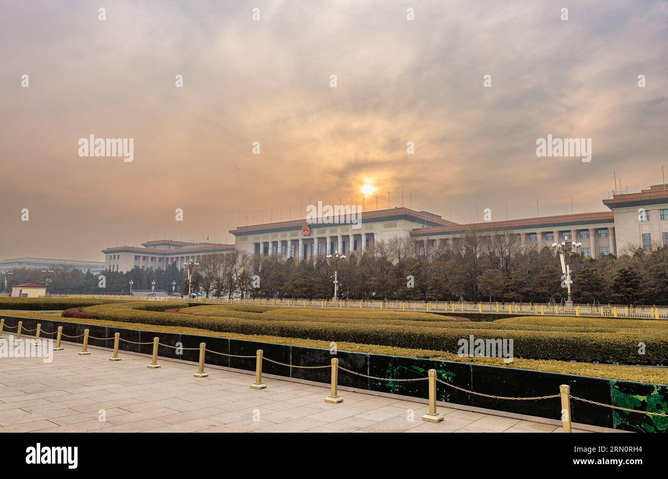 Pechino, Piazza Tian An Men Foto Stock