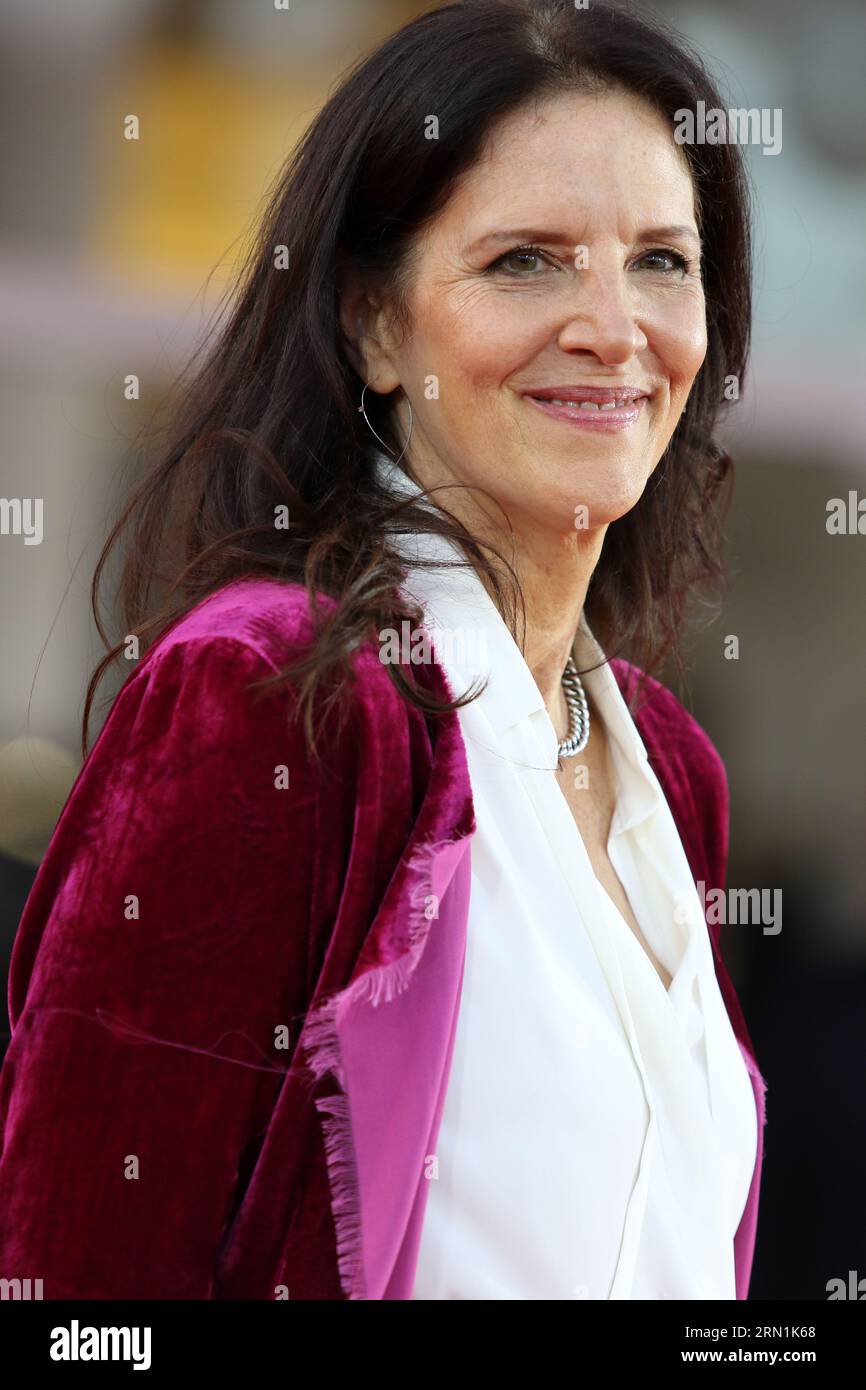 Italia, Lido di Venezia, 30 agosto 2023: La giuria Laura Poitras partecipa al Red carpet di apertura alla 80 Mostra Internazionale d'Arte cinematografica di Venezia il 30 agosto 2023 a Venezia. Foto © Ottavia da re/sintesi/Alamy Live News Foto Stock