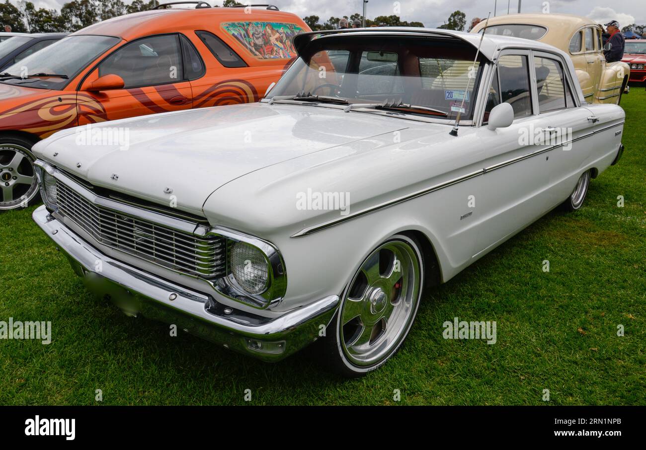 Ford Falcon XM XP Car vintage retro Show Shine Day Out, Melbourne Victoria Foto Stock