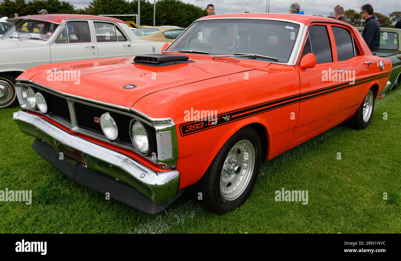 Ford XW GTHO Car Vintage retro Show Shine Day Out, Melbourne Victoria Foto Stock