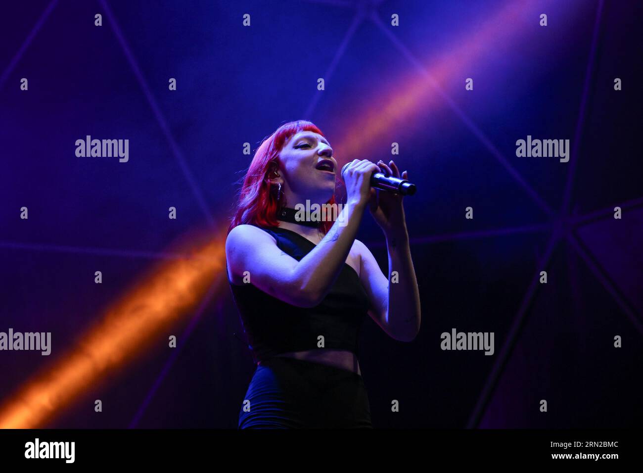 Roma, Italia. 30 agosto 2023. Sophie Scott durante il concerto di Sophie and the Giants al Villa Ada Festival 2023, 30 agosto 2023, Roma, Italia. Credito: Agenzia fotografica indipendente/Alamy Live News Foto Stock