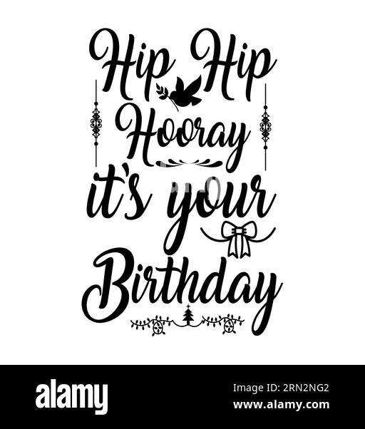 Hip Hip Hooray - Biglietto di auguri di compleanno