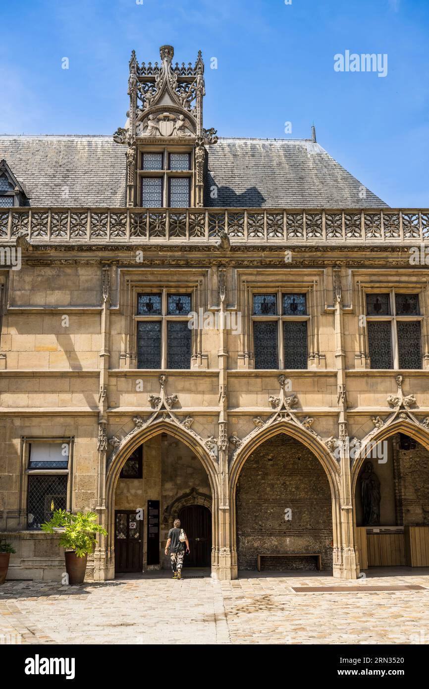 Francia, Parigi, Musée de Cluny - Musée National du Moyen-Age (Museo del Medioevo nell'ex Hotel de Cluny) Foto Stock