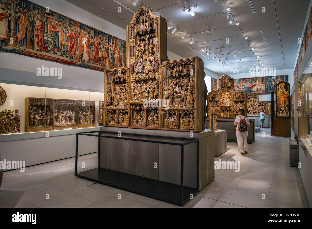 Francia, Parigi, Musée de Cluny - Musée National du Moyen-Age (Museo del Medioevo nell'ex Hotel de Cluny) Foto Stock