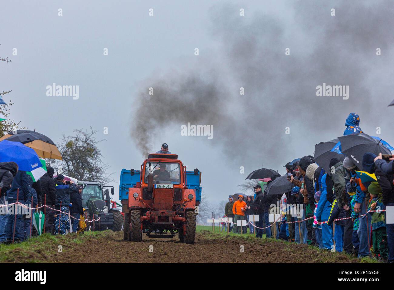 Tractor Pulling Foto Stock