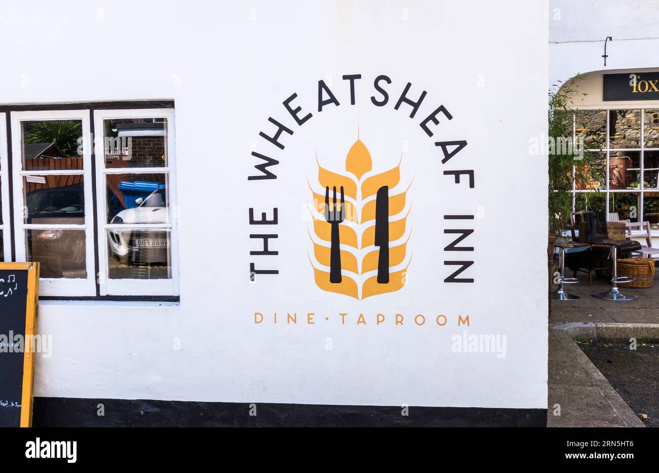 Wheatsheaf Inn at Yarmouth, Isola di Wight, Inghilterra, Regno Unito Foto Stock