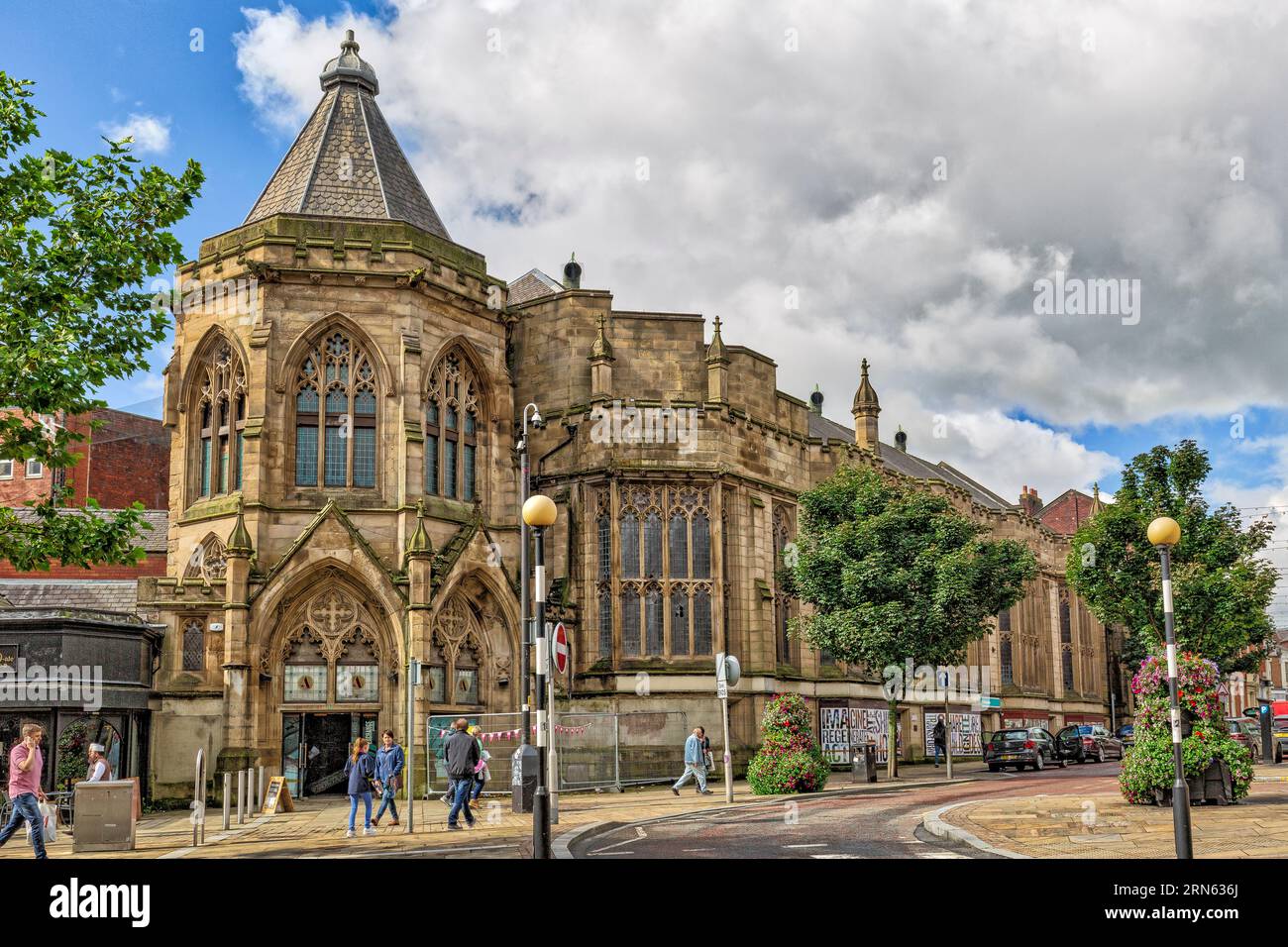 The Exchange Blackburn - edificio storico Foto Stock