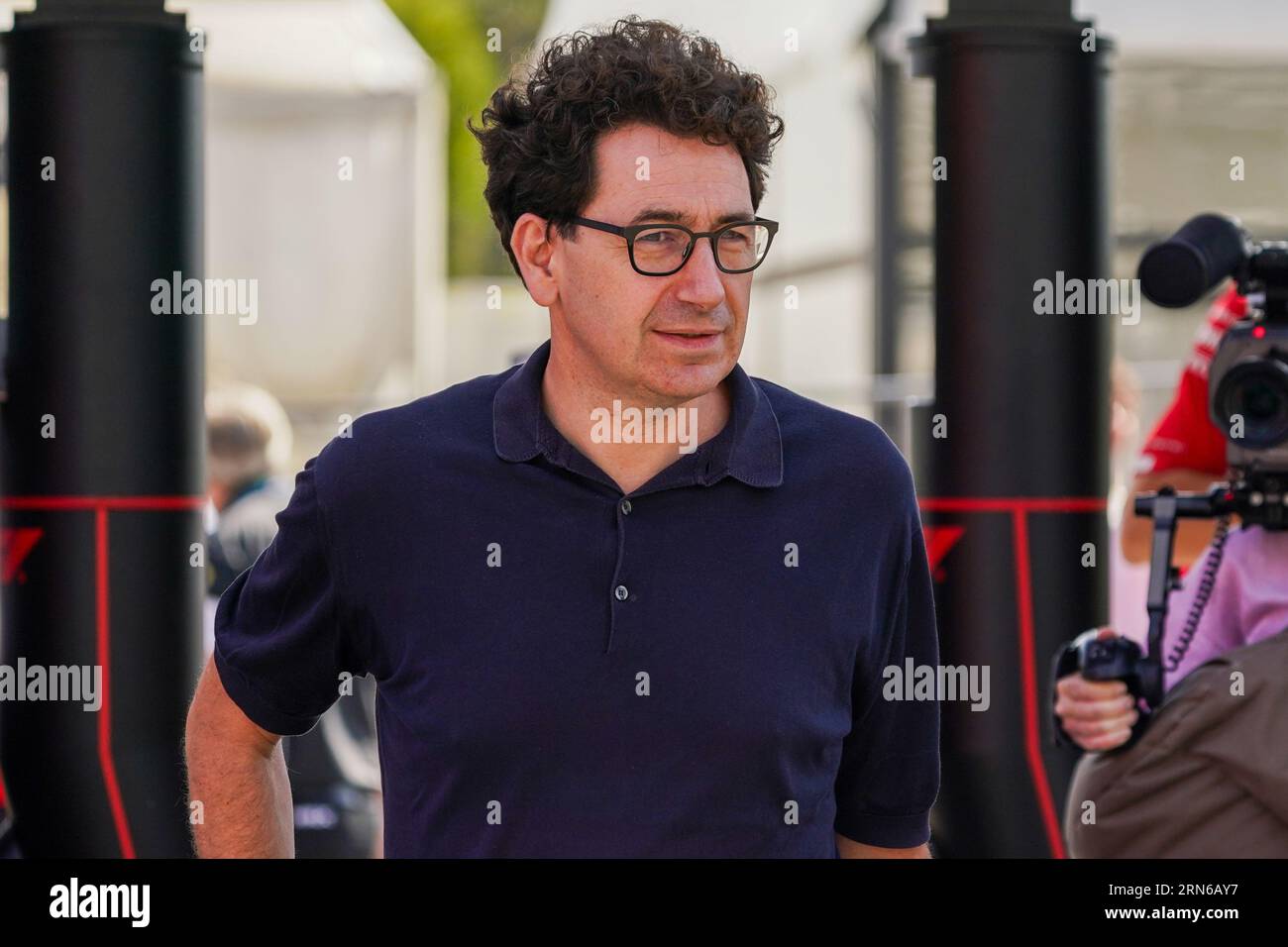 Mattia Binotto durante il Gran Premio d'Italia di Formula 1 Pirelli 2023 il 31 agosto 2023 a Monza. Crediti: Luca Rossini/e-Mage/Alamy Live News Foto Stock
