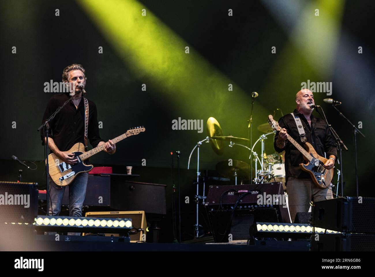 SCHEVENINGEN - BLØF si esibisce durante Live on the Beach. Una serie di diversi artisti olandesi si esibiscono durante la serie annuale di concerti sulla spiaggia di Scheveningen. ANP EVA PLEVIER paesi bassi OUT - belgio OUT Foto Stock