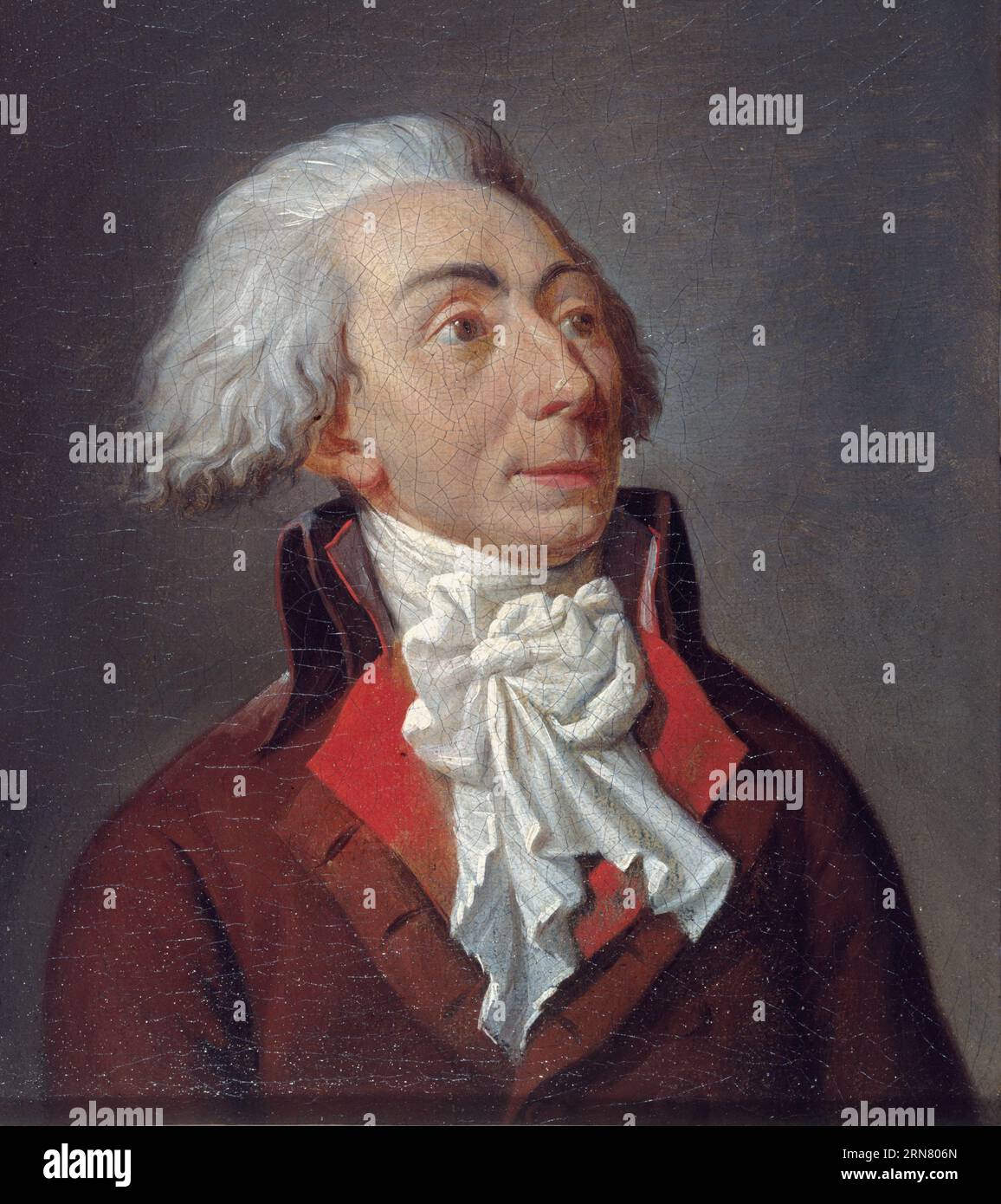 Ritratto di Louis-Michel le Peletier de Saint Fargeau (1760-1793), conventionnel, 'martire de la Liberté' circa 1793 di Jean-Francois Garneray Foto Stock