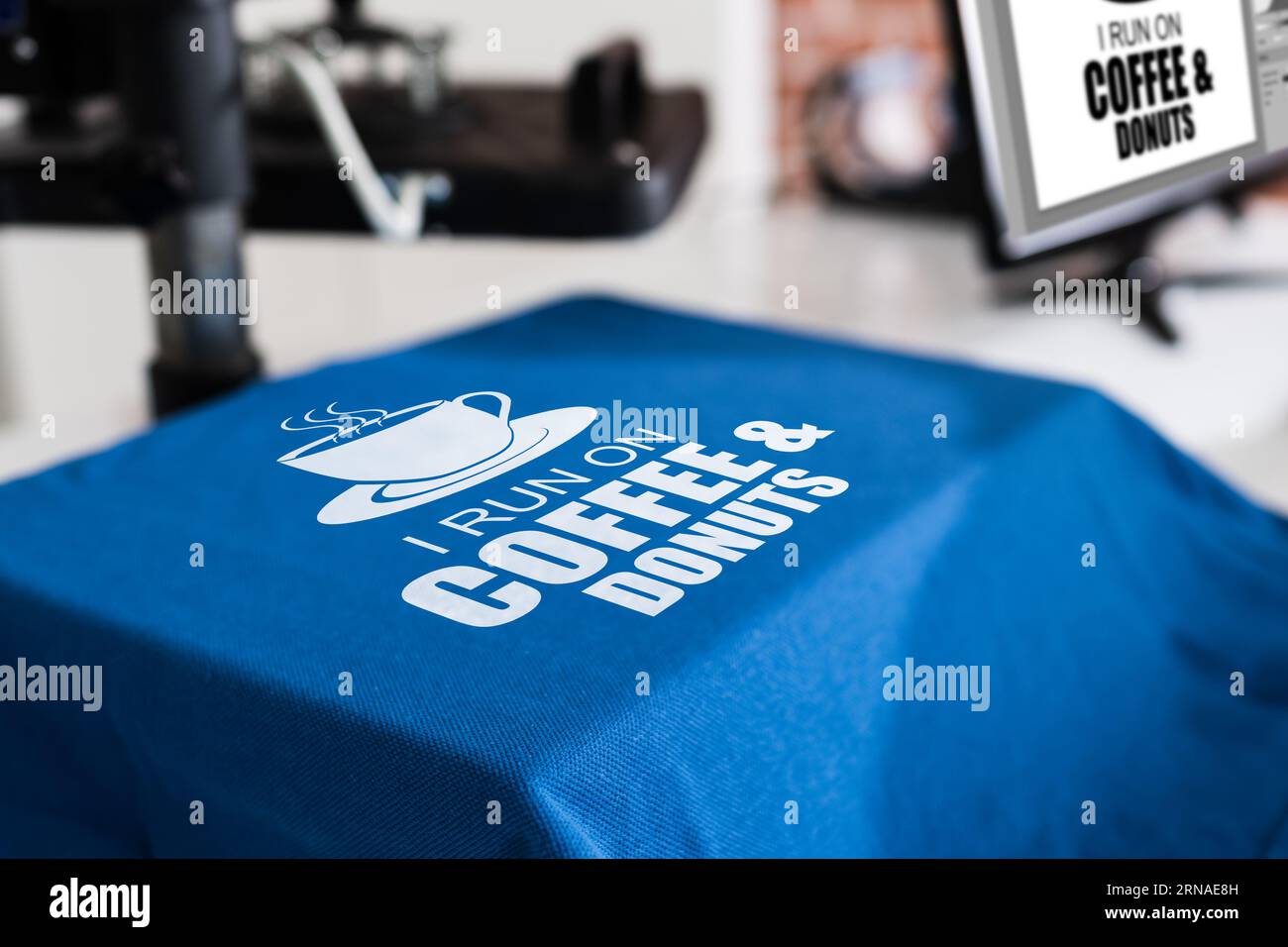 Stampa di magliette con trasferimento termico. Merchandising TShirt Foto Stock