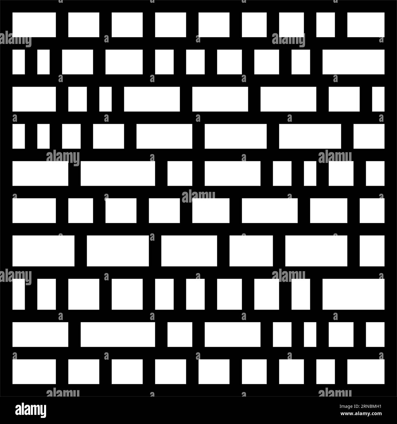 illustrazione vettoriale dell'icona della linea di parete del muro del muro occidentale Illustrazione Vettoriale