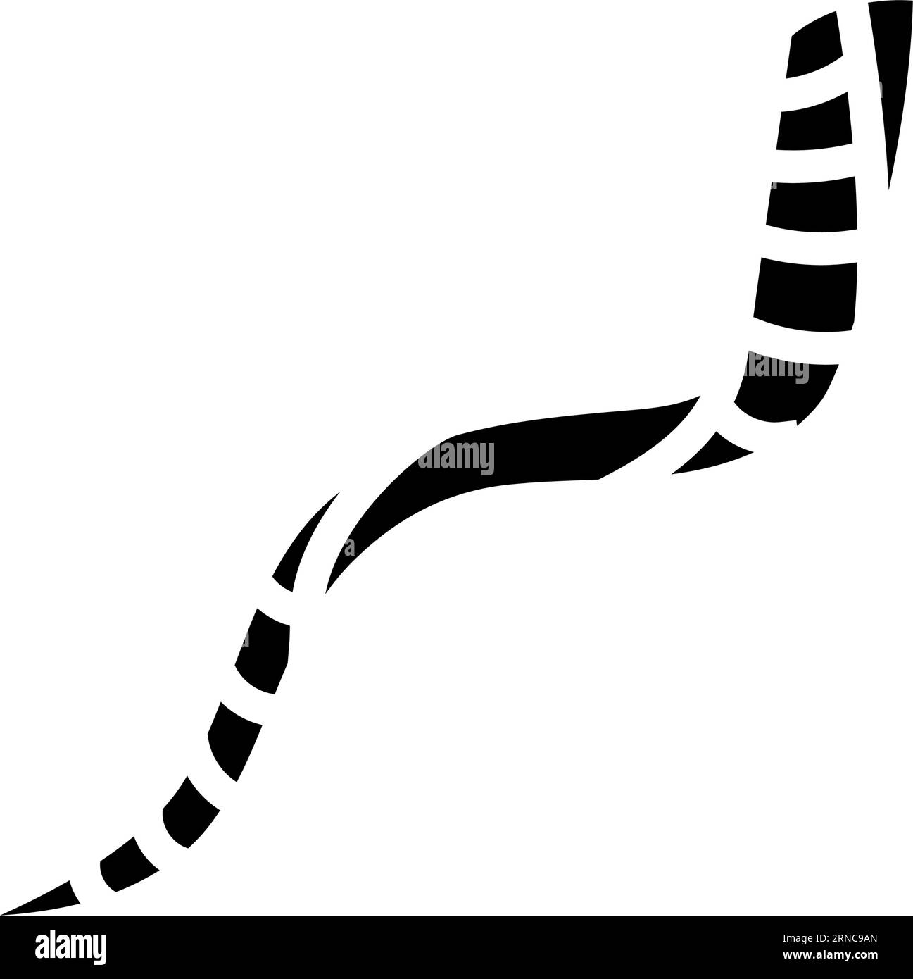 icona del glifo ebraico con corno shofar illustrazione vettoriale Illustrazione Vettoriale