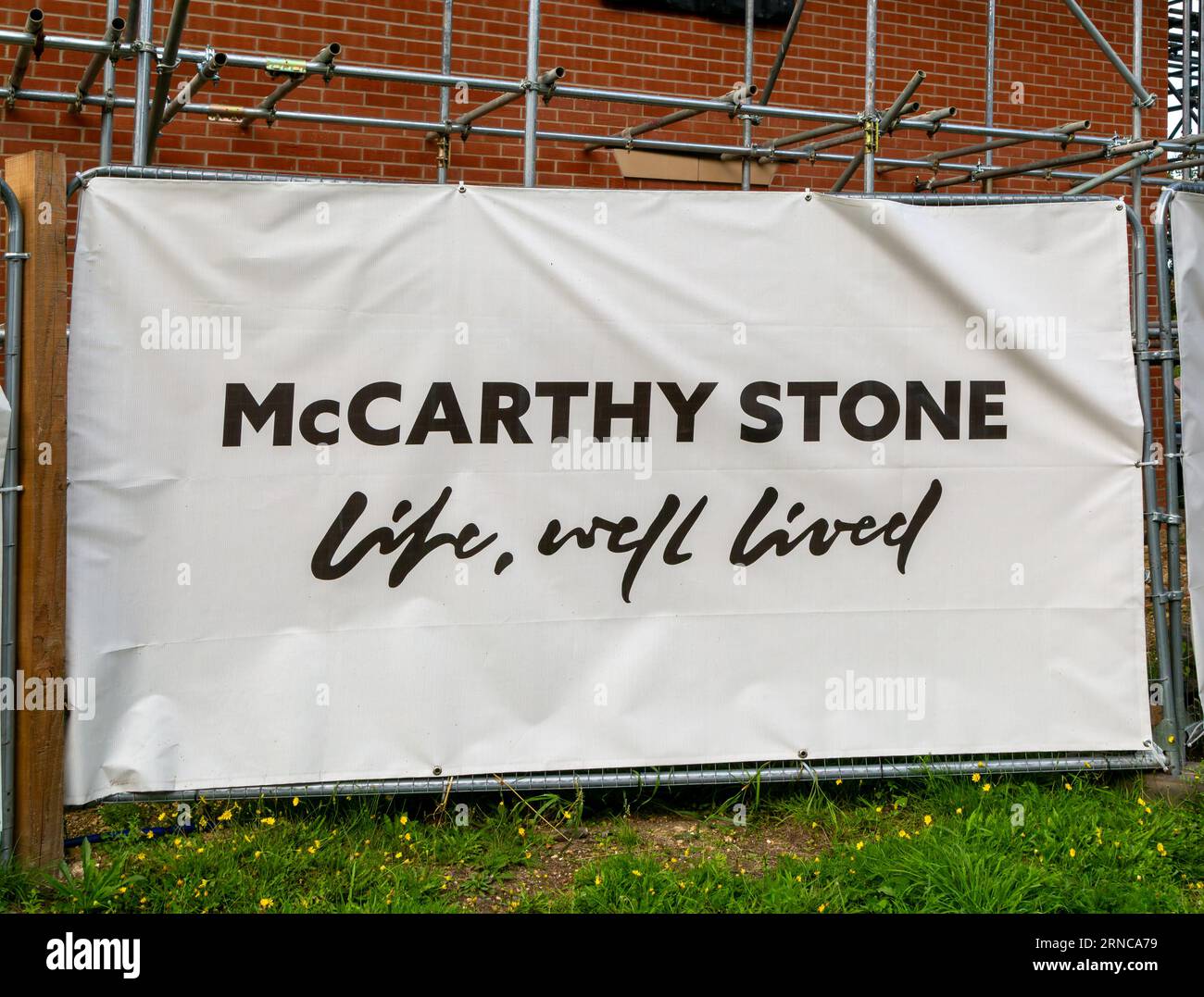 Sviluppo immobiliare di case di riposo di McCarthy Stone, Martlesham, Ipswich, Suffolk, Inghilterra, REGNO UNITO Foto Stock
