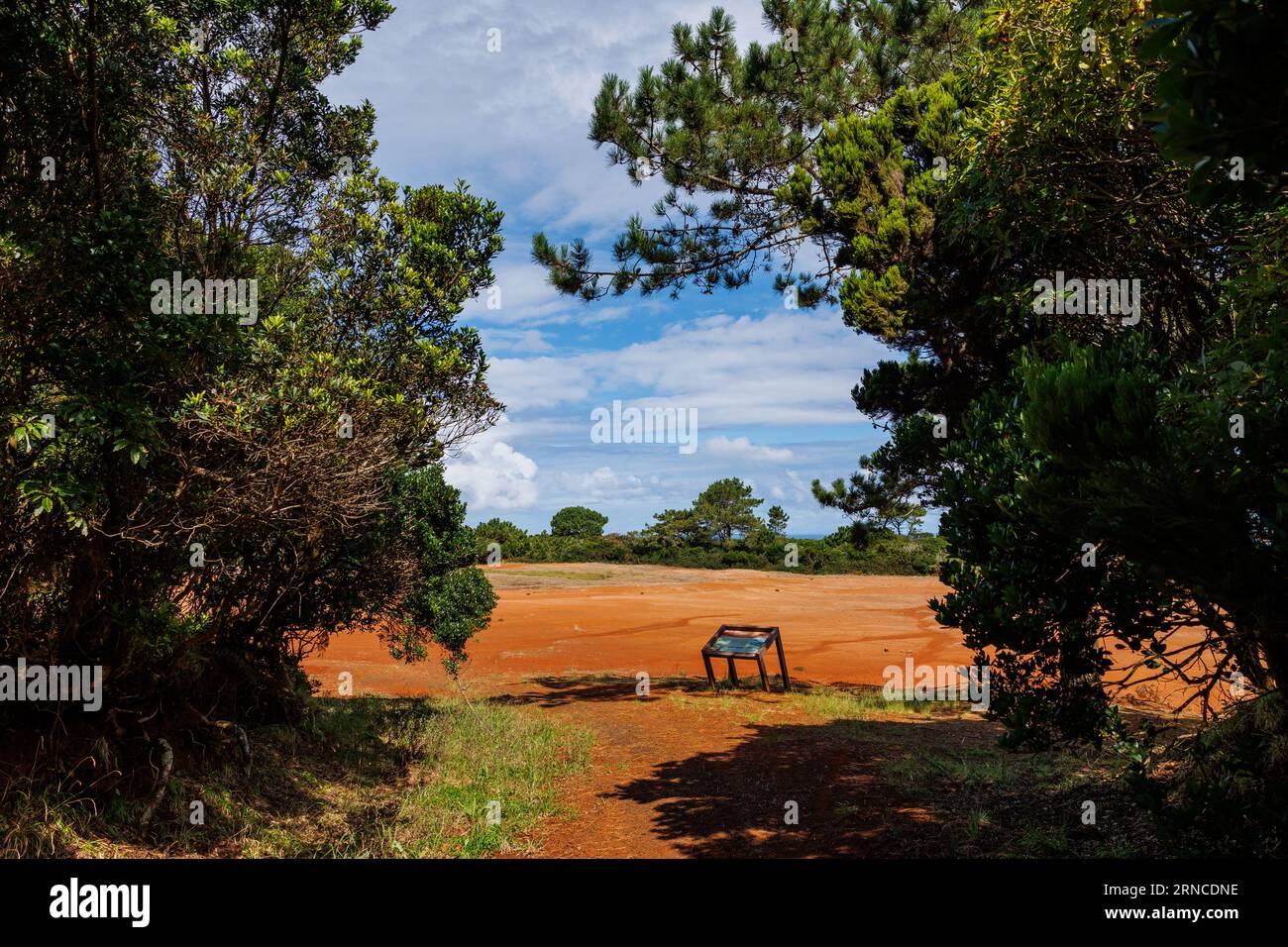 Zona desertica di Santa Maria, visita le isole Azzorre, viaggia in Portogallo. Foto Stock