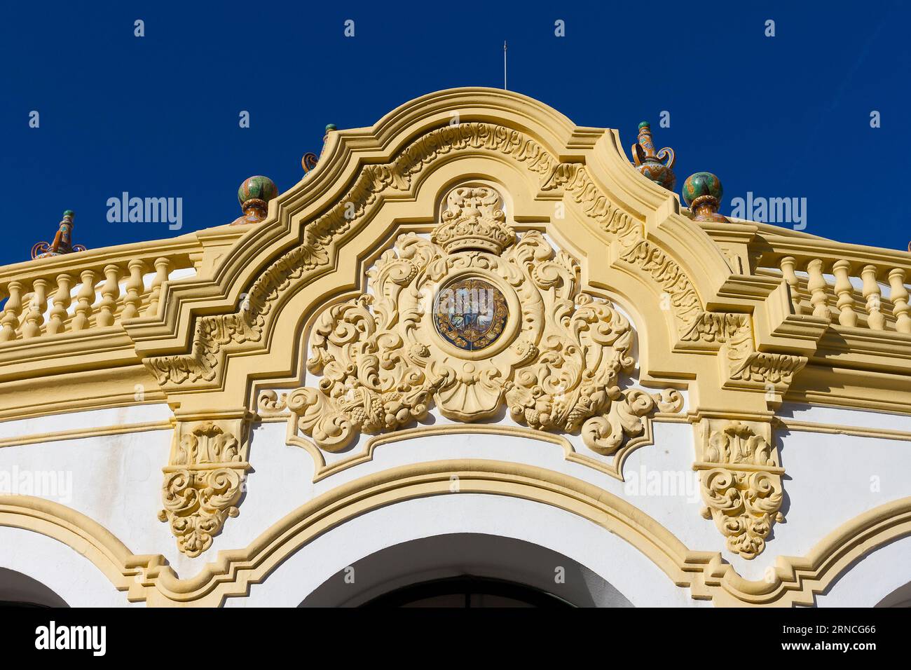 Edificio del casinò della mostra Iberoamericana del 1929, Siviglia, Andalusia, Spagna Foto Stock