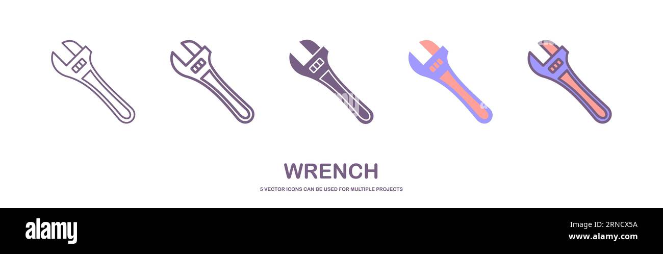 Icona della chiave a bussola Design piatto vettoriale. illustrazione vettoriale Illustrazione Vettoriale