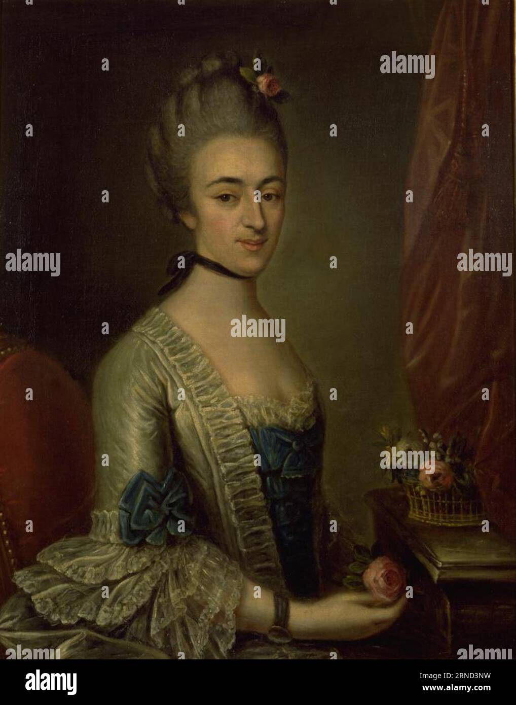 Ritratto di Rachel Lopes Suasso (1740-1771) 1768 di Pierre Jouffroy Foto Stock