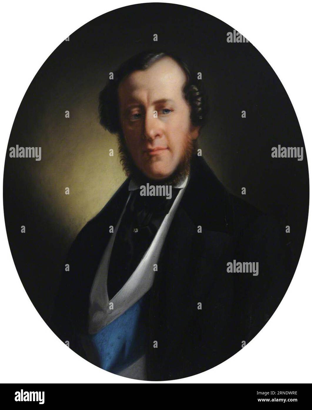 William Spencer Cavendish, vi duca di Devonshire (1790-1858) tra il 1810 e il 1858 da Orazio de Manara Foto Stock