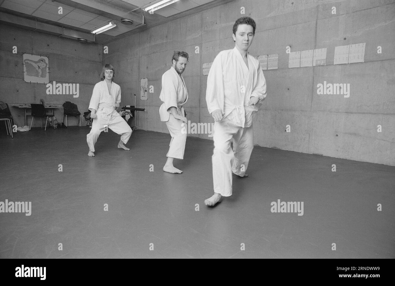 Attuale 06 - 2 - 1974: Cultura per allIt è costato 27 milioni di NOK, l'Ibsenhuset a Skien. Un edificio per il concetto esteso di cultura. Con spazio per ogni tipo di attività. Una casa per bambini, adolescenti e adulti. Un posto dove stare, che attrae. E' pieno di diverse attivita' nel variegato edificio. I giovani dello sci si allenano anche per autodifesa. Il karate è popolare. Foto: Aage Storløkken / Aktuell / NTB ***FOTO NON ELABORATA*** questo testo è stato tradotto automaticamente! Foto Stock