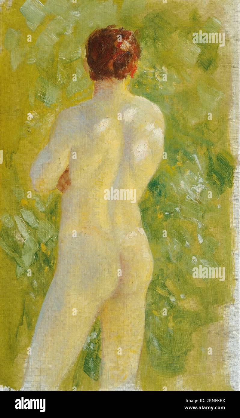 Männerakt circa 1900 di Josef Engelhart Foto Stock