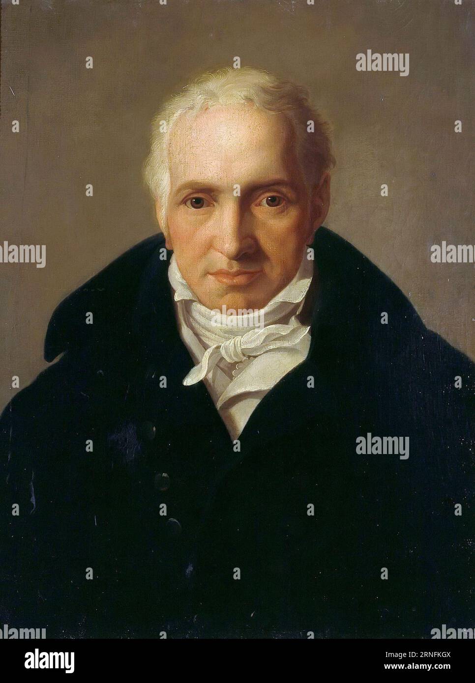 Ritratto del pittore paesaggista Janus Genelli (1761-1813) circa dal 1800 al 1805 di Friedrich Bury Foto Stock