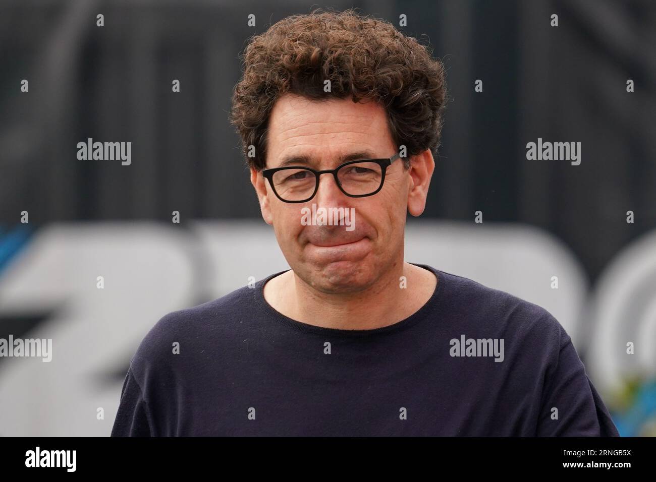 Mattia Binotto durante il Gran Premio d'Italia di Formula 1 Pirelli 2023 il 1 settembre 2023 a Monza, Italia. Crediti: Luca Rossini/e-Mage/Alamy Live News Foto Stock