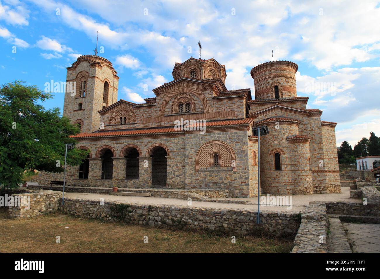 Chiesa dei Santi Clemente e Panteleimon ad Ocrida Foto Stock