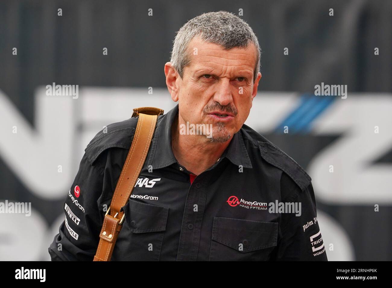 Monza, Italia. 1 settembre 2023. Gunther Steiner, Team principal del MoneyGram Haas F1 Team, durante la Formula 1 Pirelli GP d'Italia. Crediti: Alessio Morgese/Alessio Morgese/e-Mage/Alamy live news Foto Stock